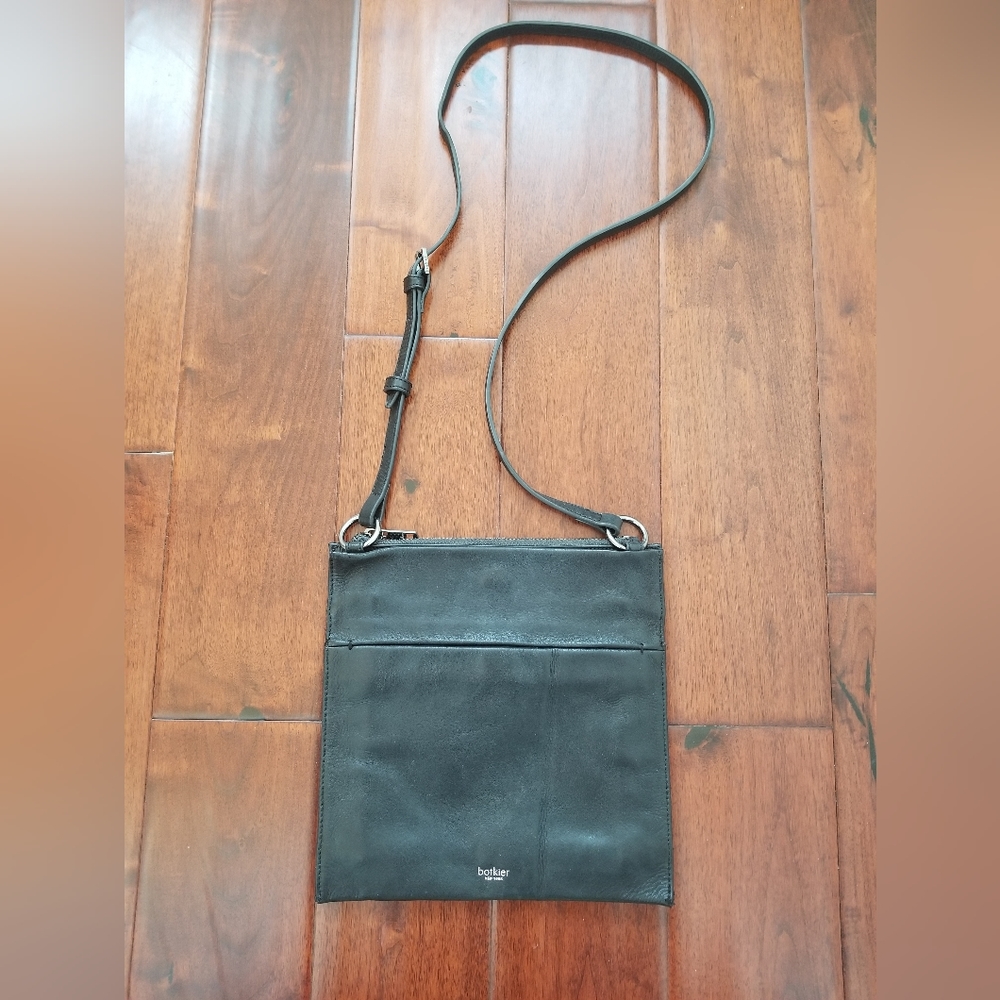 BOTKIER "Willow" Leather Crossbody Bag - Black
